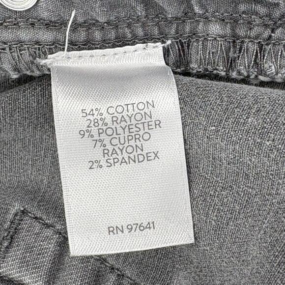 J. Jill DenimNeutral  Distressed High Rise Stretch Straight Jeans Womens Sz 4 - Picture 8 of 9